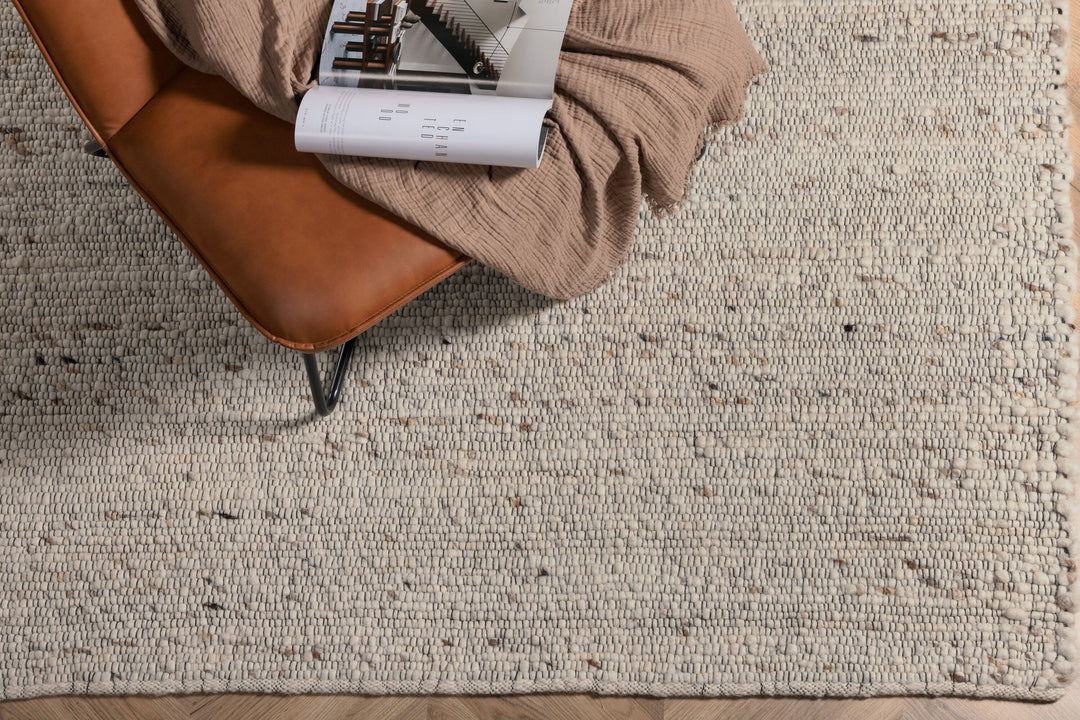 Venture Home Loump Wool Carpet - 160*230-  White/beige
