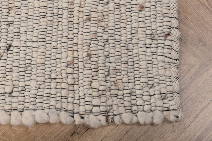 Venture Home Loump Wool Carpet - 160*230-  White/beige