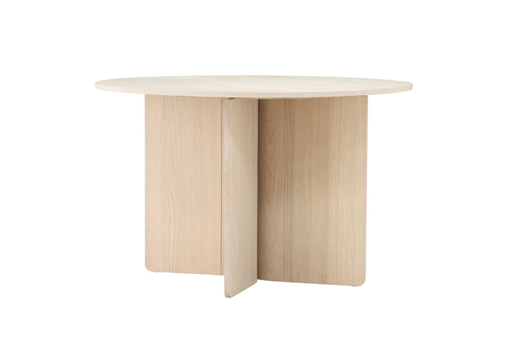 Vind Tyresö Dining Table ø120 - Whitewash /