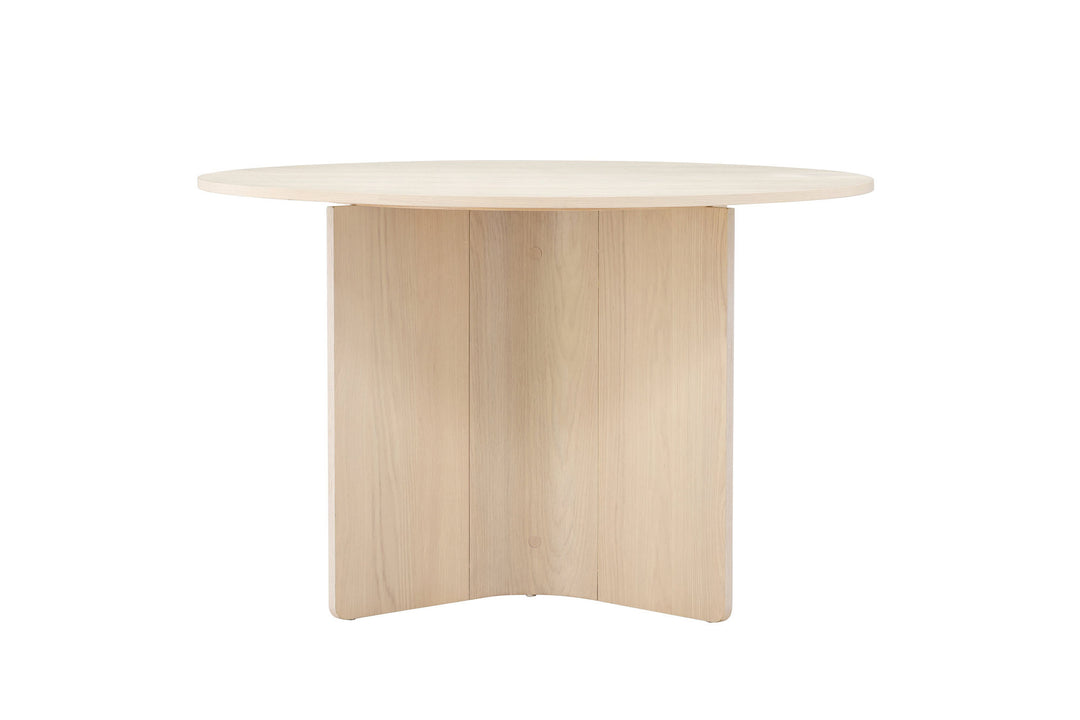 Vind Tyresö Dining Table ø120 - Whitewash /