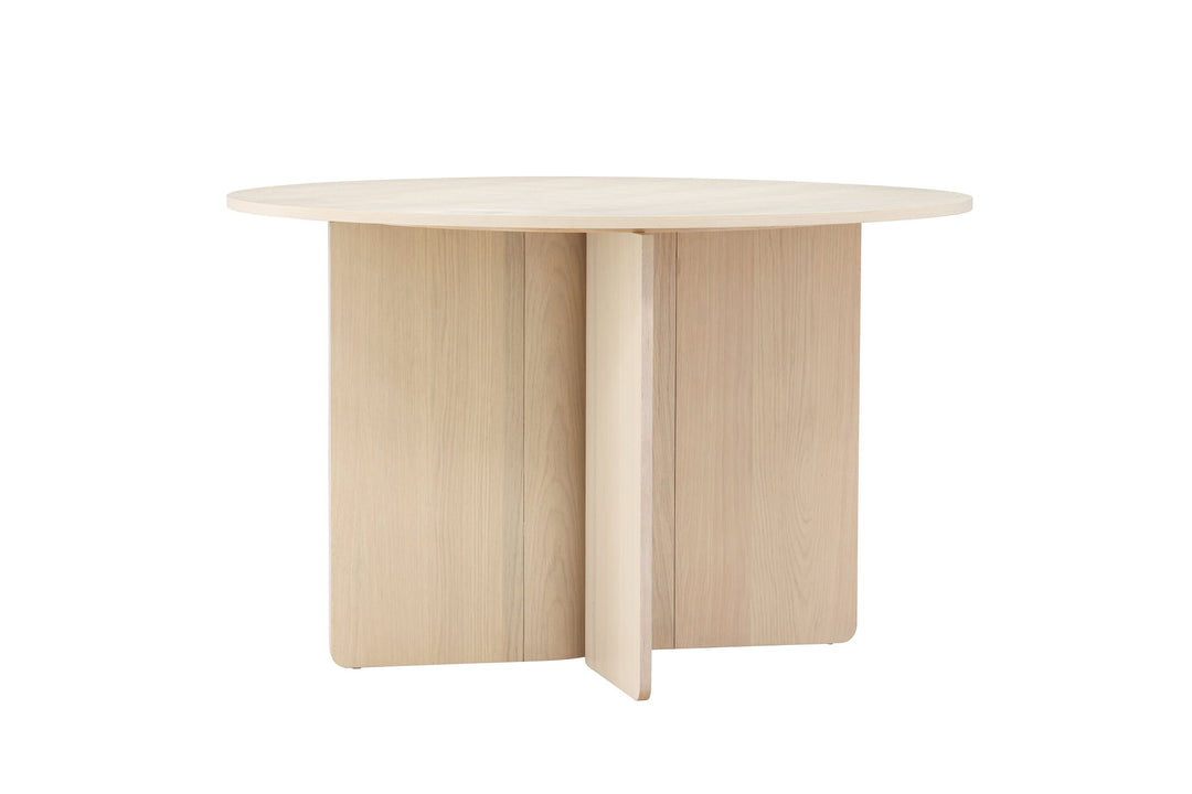 Vind Tyresö Dining Table ø120 - Whitewash /