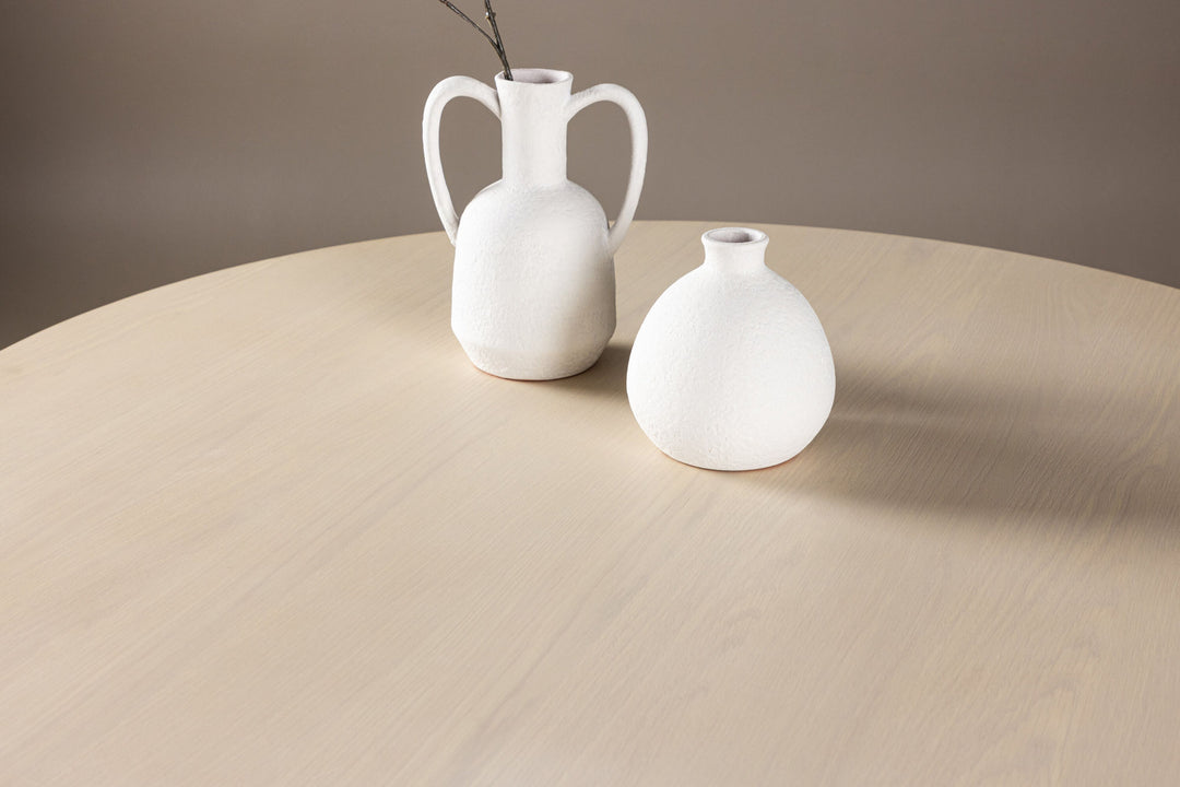 Vind Tyresö Dining Table ø120 - Whitewash /