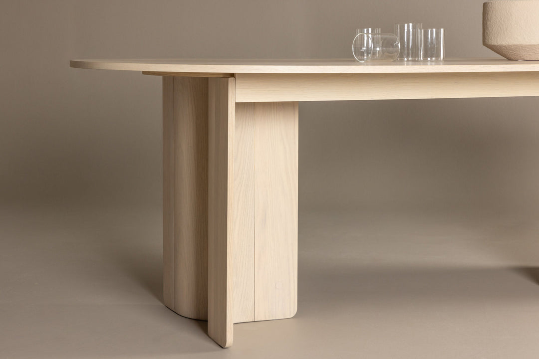 Vind Tyresö Dining Table 100x220 cm - Whitewash /