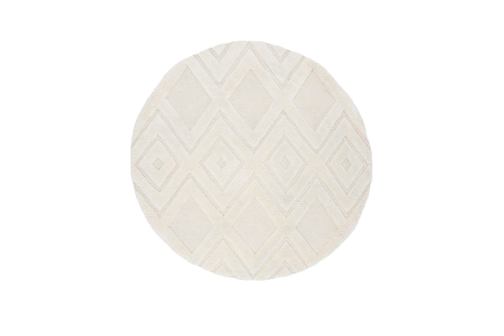 Vind Dahlia Wool - 200*200- -Round-White