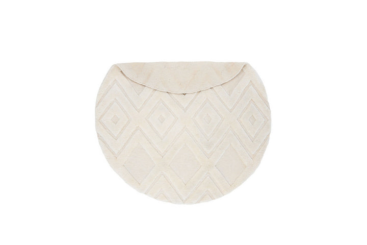 Vind Dahlia Wool - 200*200- -Round-White