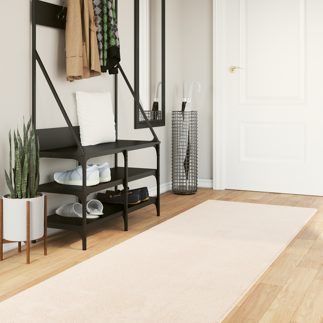 Medium luv blød og vaskbar tæppe HUARTE Beige 80 x 300 cm