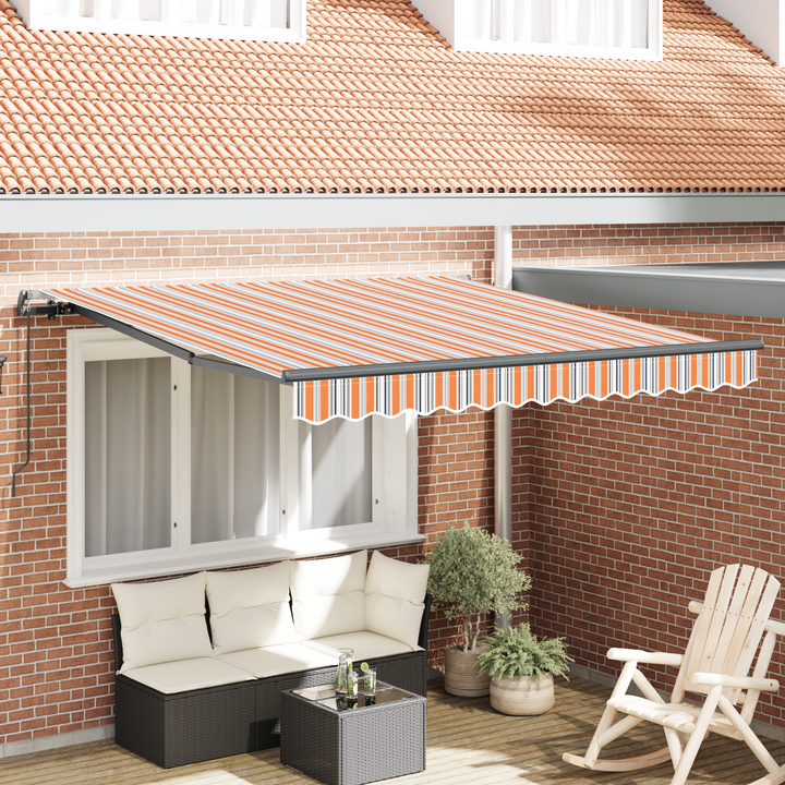 Udtrækkelig markise Flerfarvet 300 x 250 cm