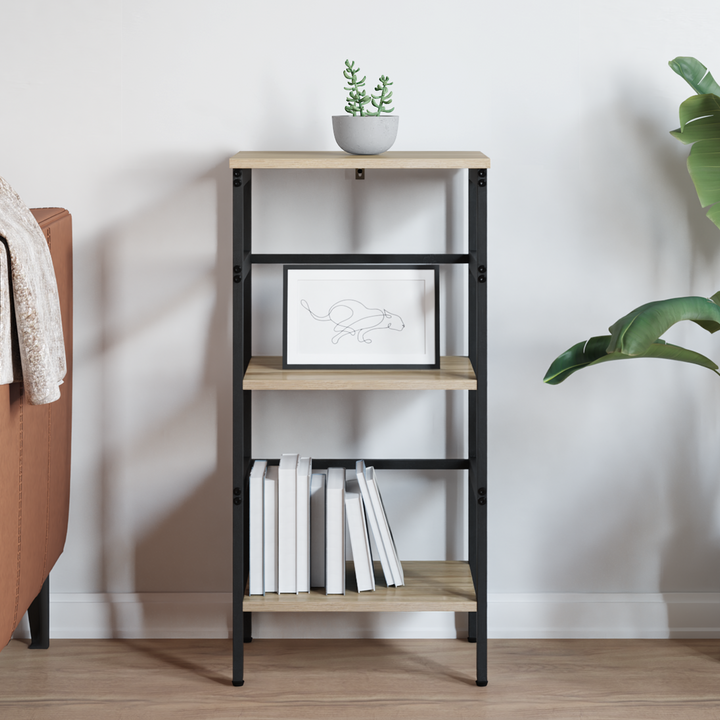 Bogreol Sonoma eg 40 x 29,5 x 81 cm Konstrueret træ