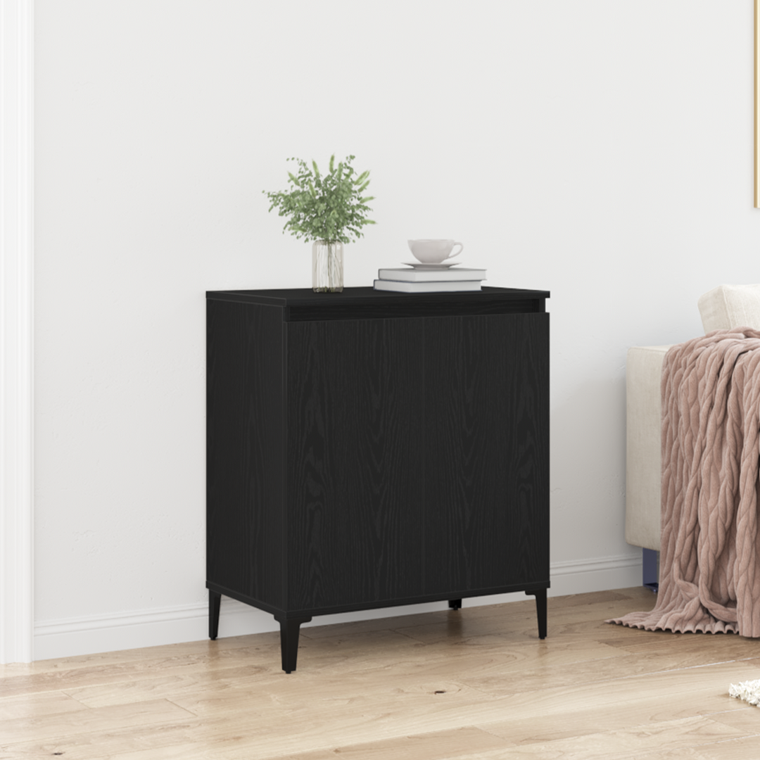 Sideboard Sort eg 60 x 35 x 70 cm Konstrueret træ