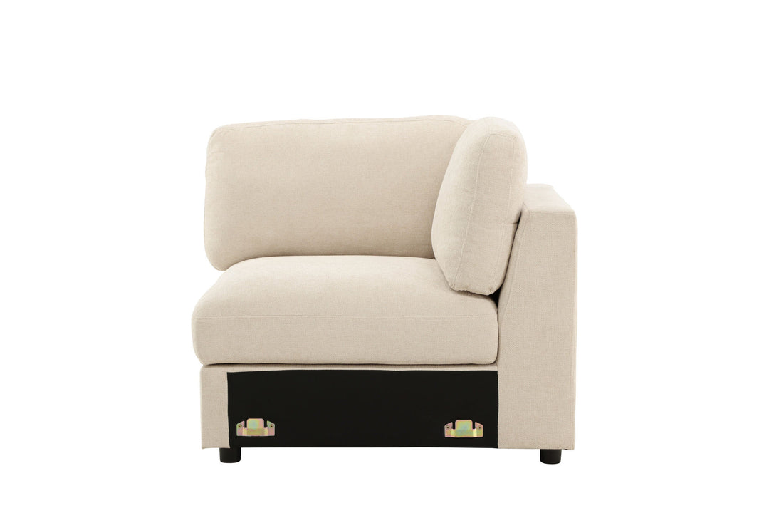 Venture Home Salerno Corner - Beige Fabric /