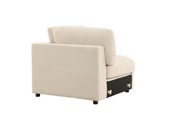 Venture Home Salerno Corner - Beige Fabric /