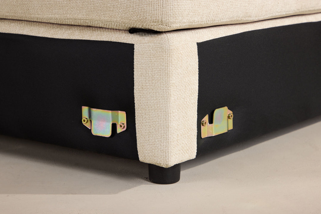 Venture Home Salerno Corner - Beige Fabric /