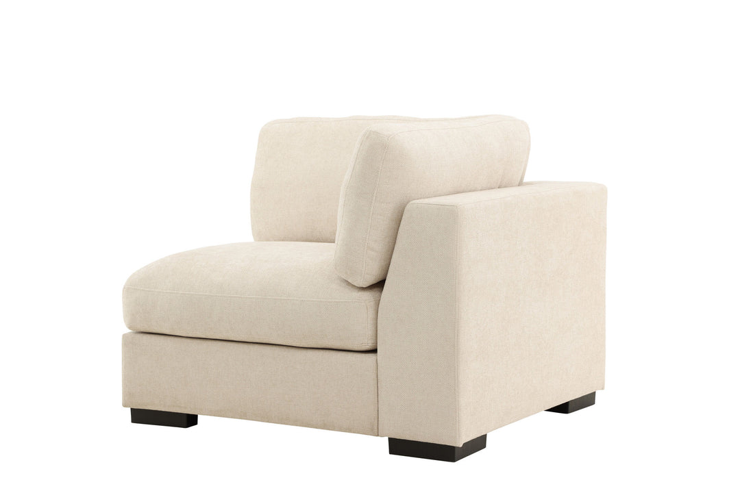 Venture Home Salerno Right Arm Chair - Beige Fabric /