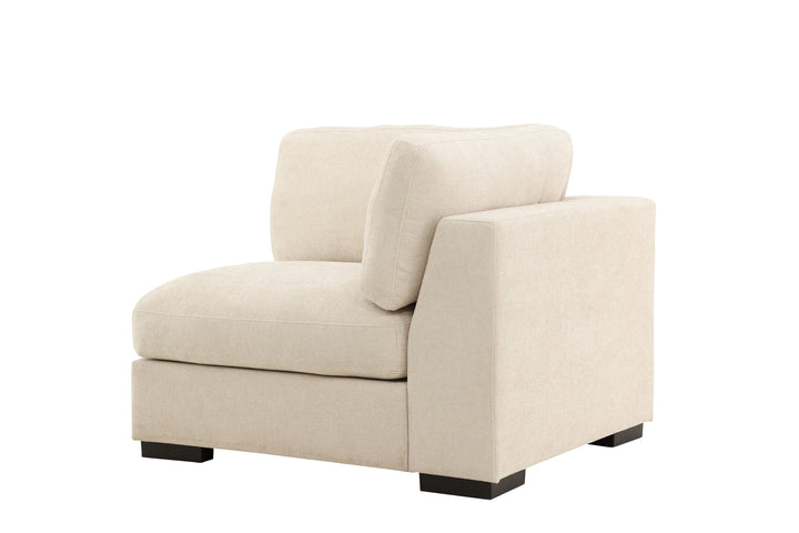 Venture Home Salerno Right Arm Chair - Beige Fabric /