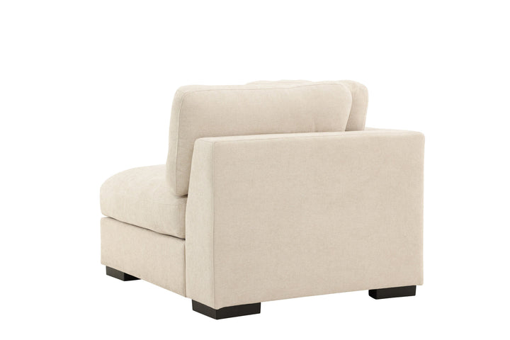 Venture Home Salerno Right Arm Chair - Beige Fabric /