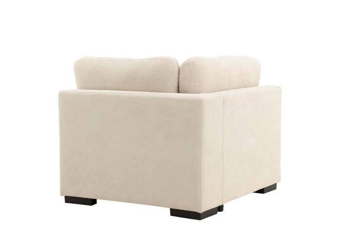 Venture Home Salerno Right Arm Chair - Beige Fabric /