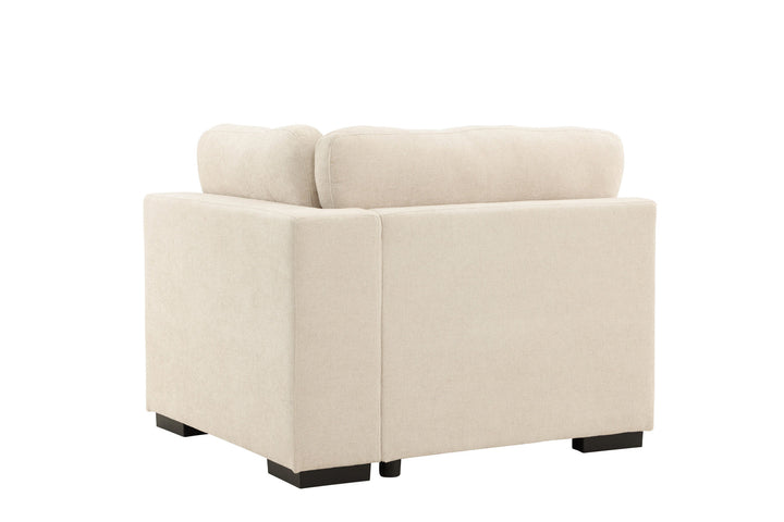 Venture Home Salerno Right Arm Chair - Beige Fabric /