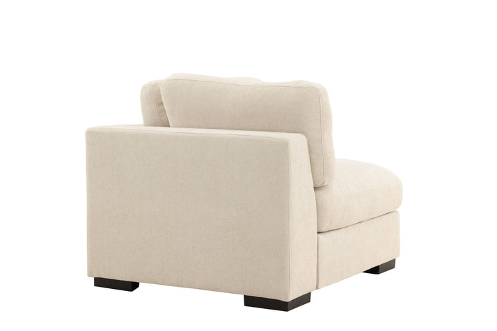 Venture Home Salerno Left Arm Chair - Beige Fabric /