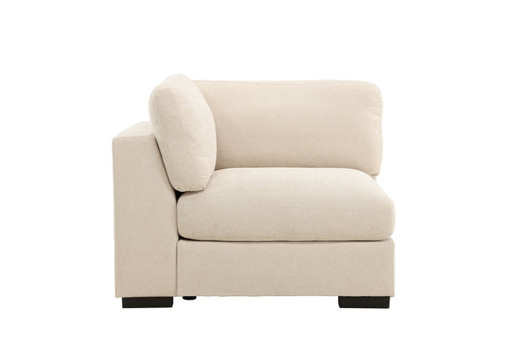 Venture Home Salerno Left Arm Chair - Beige Fabric /