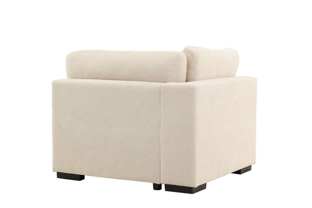 Venture Home Salerno Left Arm Chair - Beige Fabric /
