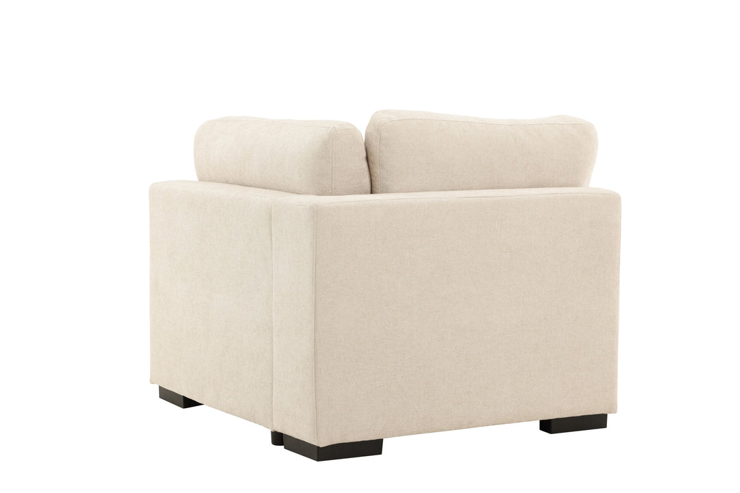 Venture Home Salerno Left Arm Chair - Beige Fabric /