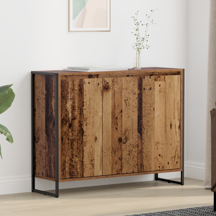 Sideskab Gammelt træ 96,5 x 30 x 75 cm Konstrueret træ