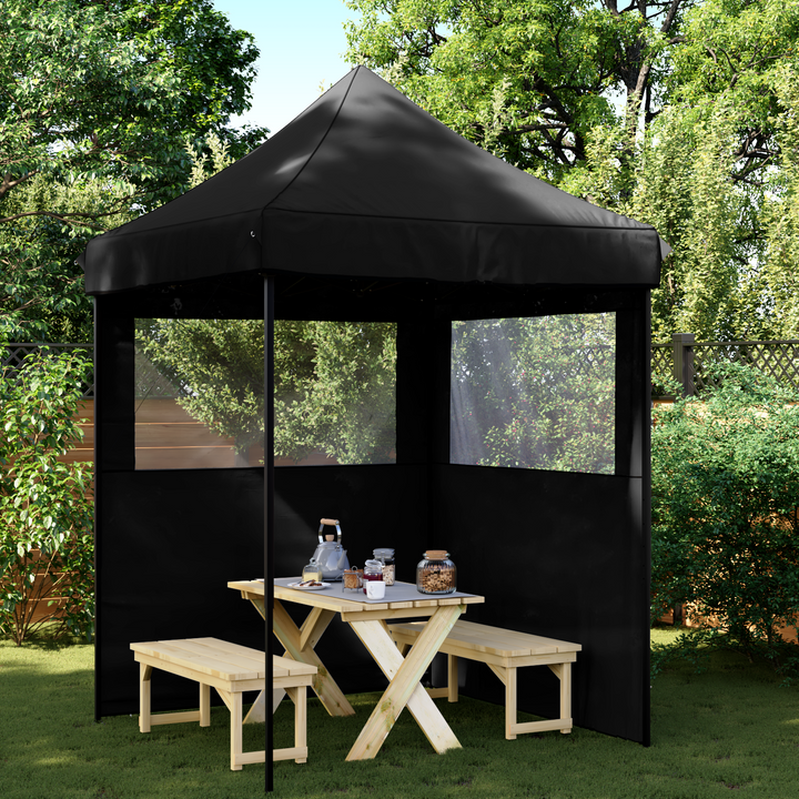 Party Tent Sort 200 x 200 x 306 cm Oxford stof