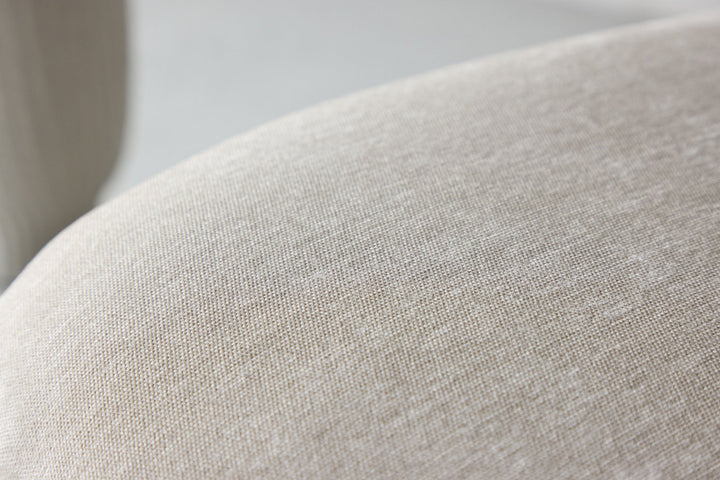 Venture Home Rile Ottoman - Whitewash/ Beige