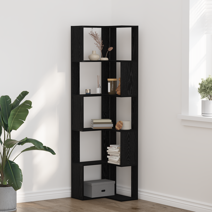 Bogreol Sort eg 50 x 50 x 179 cm