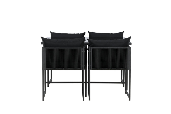 Venture Home Noto Dining Set - Black / Black