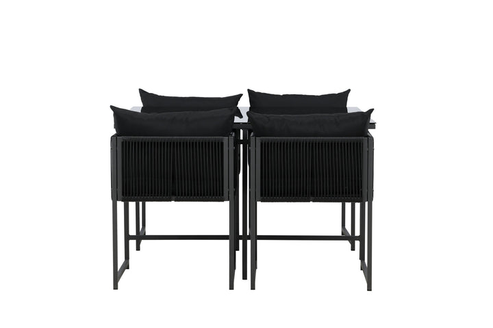 Venture Home Noto Dining Set - Black / Black