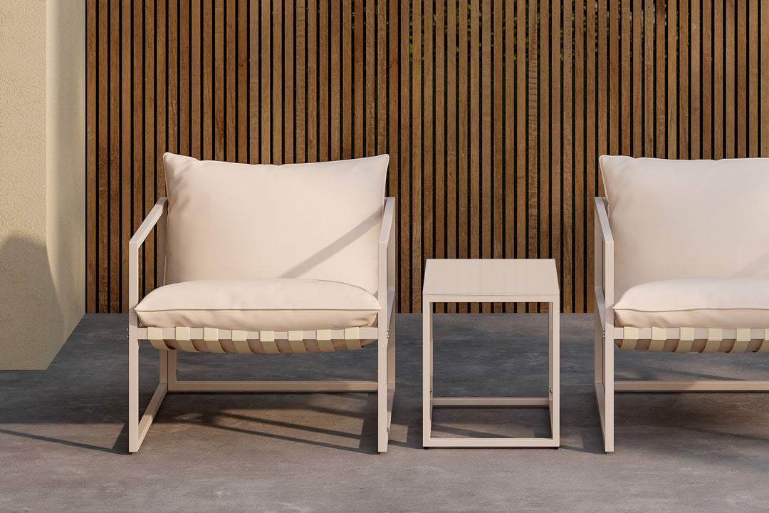 Venture Home Messina Lounge Set - Beige/Beige