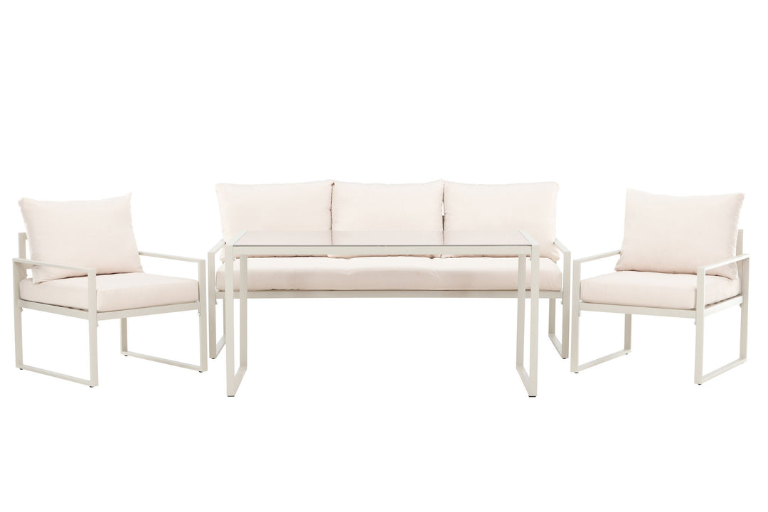 Venture Home Catania Sofa Set - Beige/Beige