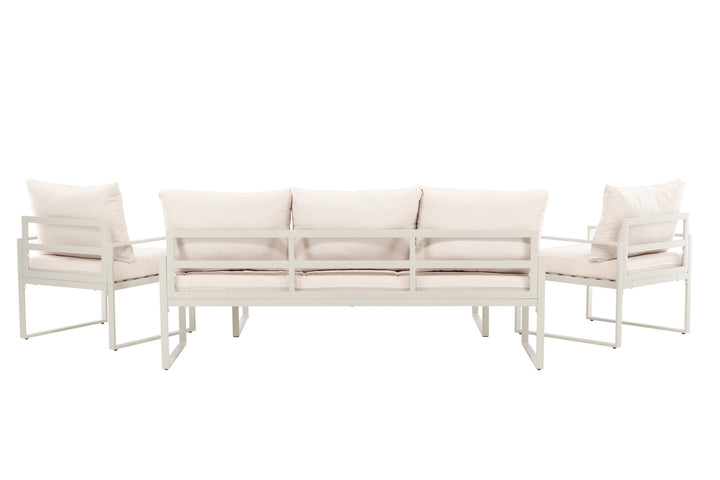 Venture Home Catania Sofa Set - Beige/Beige