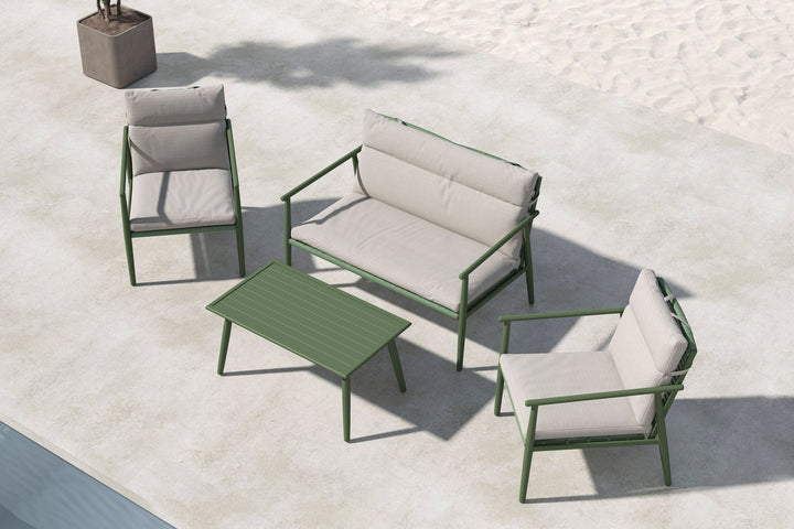 Venture Home Mazzaro Sofa Set - Green / Beige