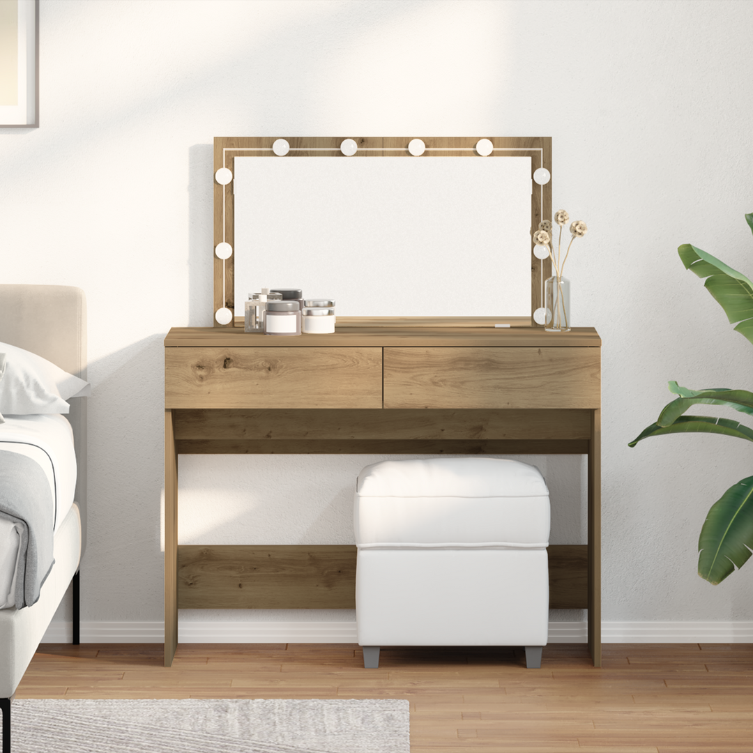 Klædeskab Artisan Egetræ 100 x 40 x 120 cm Konstrueret træ