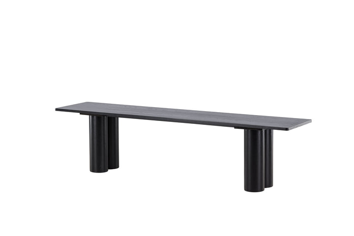 Venture Home Olivia Dining Bench 40x180x45 cm  - Black /