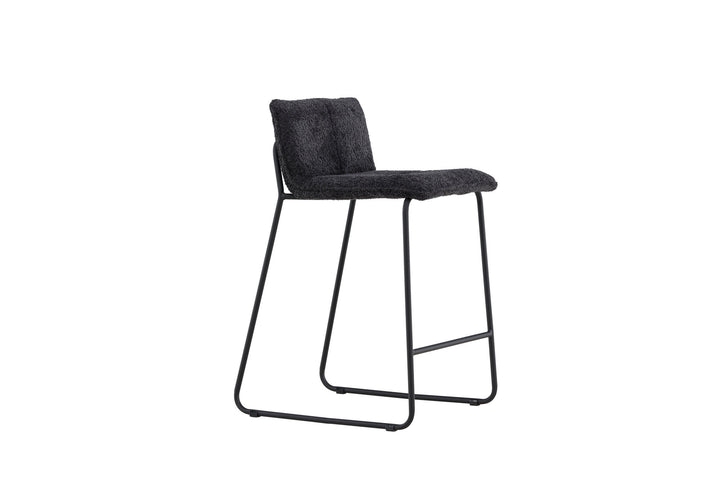 Venture Home Bisbee Bar Chair 2-pack - Black boucle /
