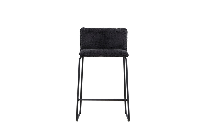 Venture Home Bisbee Bar Chair 2-pack - Black boucle /