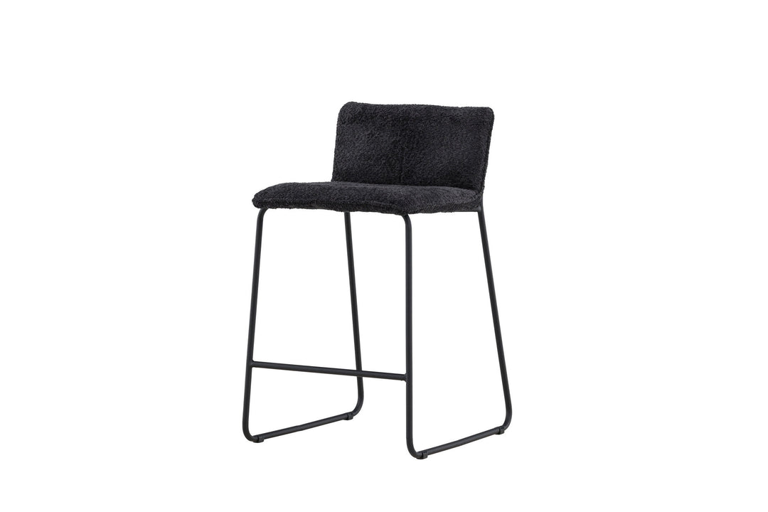 Venture Home Bisbee Bar Chair 2-pack - Black boucle /