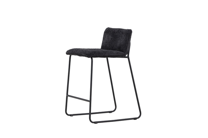Venture Home Bisbee Bar Chair 2-pack - Black boucle /