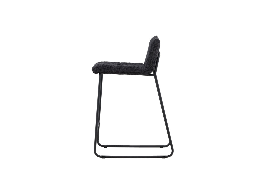 Venture Home Bisbee Bar Chair 2-pack - Black boucle /