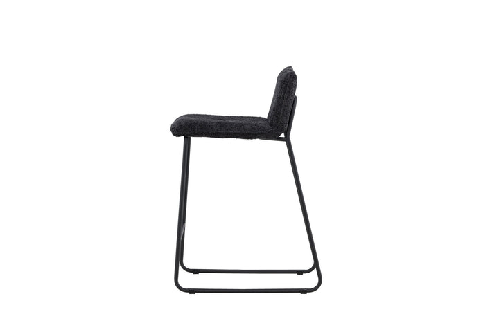 Venture Home Bisbee Bar Chair 2-pack - Black boucle /