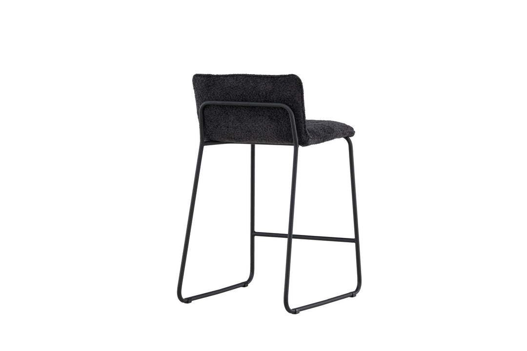 Venture Home Bisbee Bar Chair 2-pack - Black boucle /