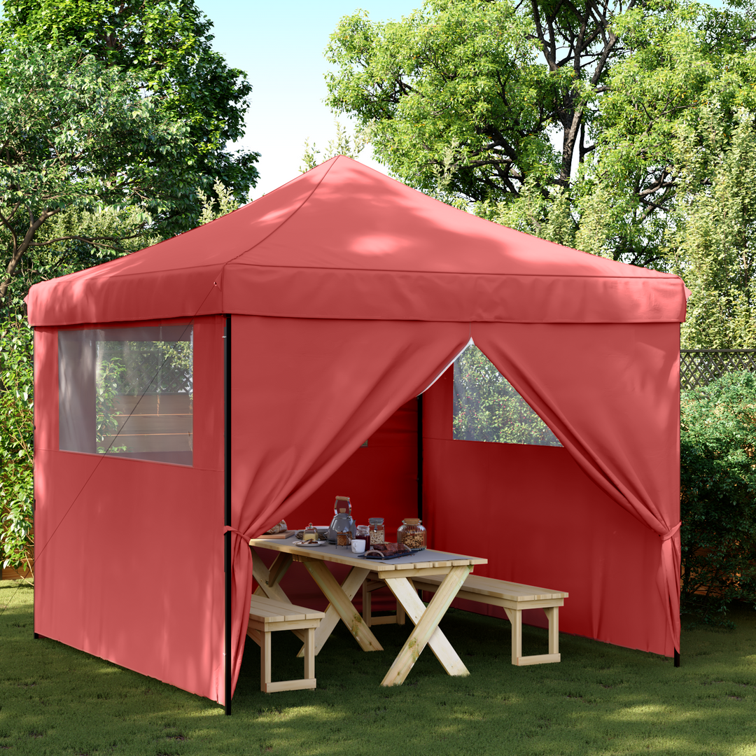 Party Tent Bordeaux 292 x 292 x 315 cm Oxford stof