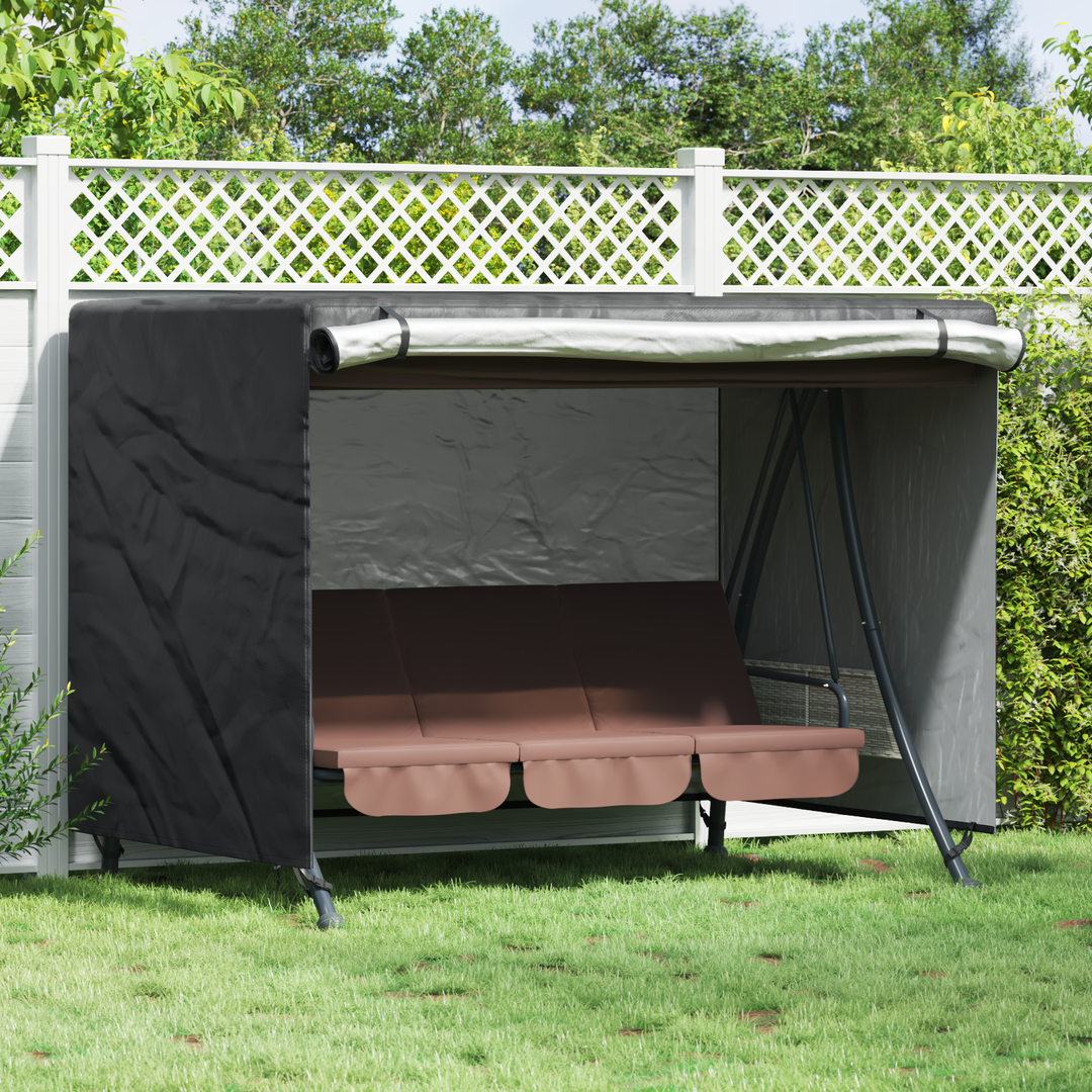 Overtræk til udendørs gynge 220 x 150 x 150 cm 210D Oxford Stof