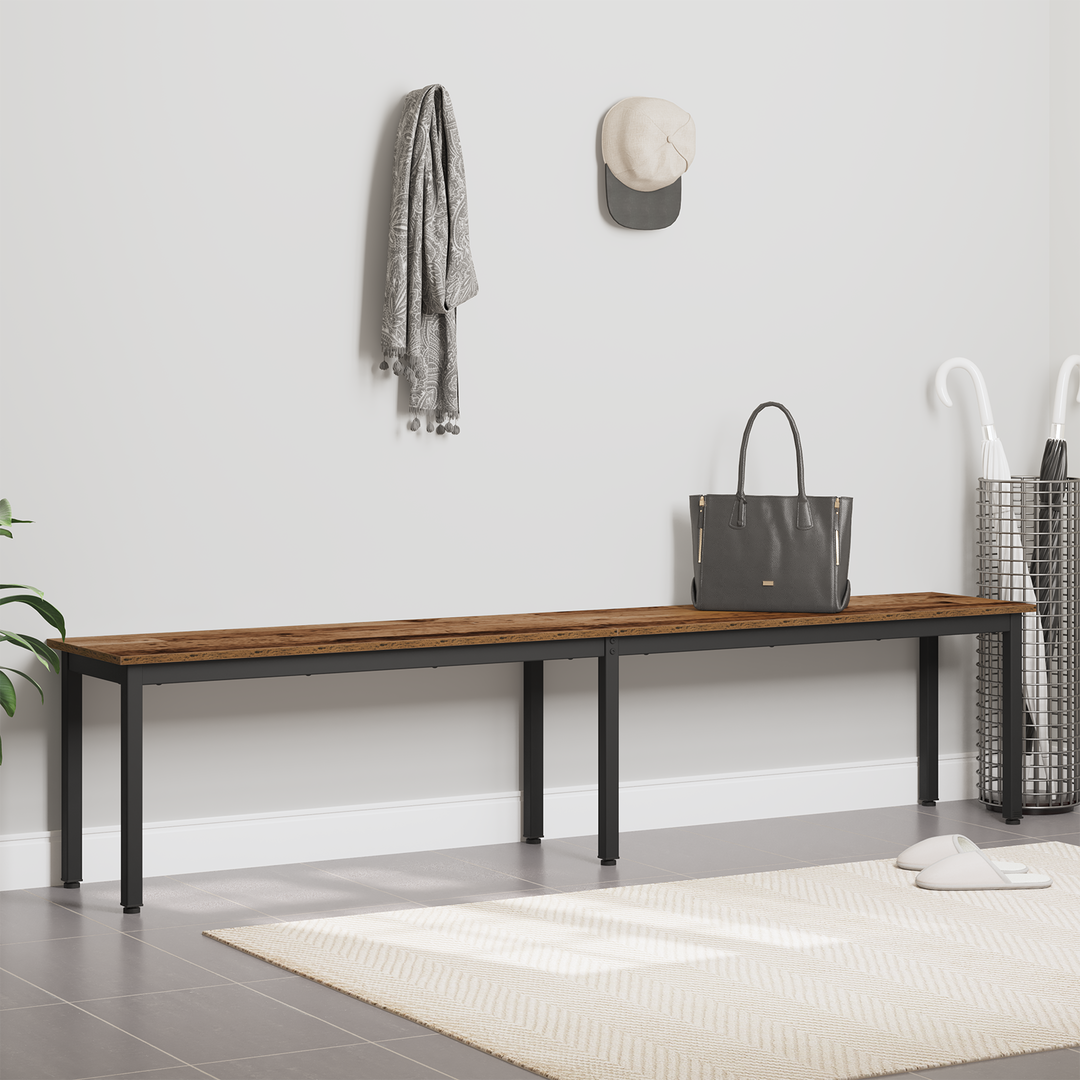 bænk Gammelt træ 200 x 35 x 45 cm Konstrueret træ