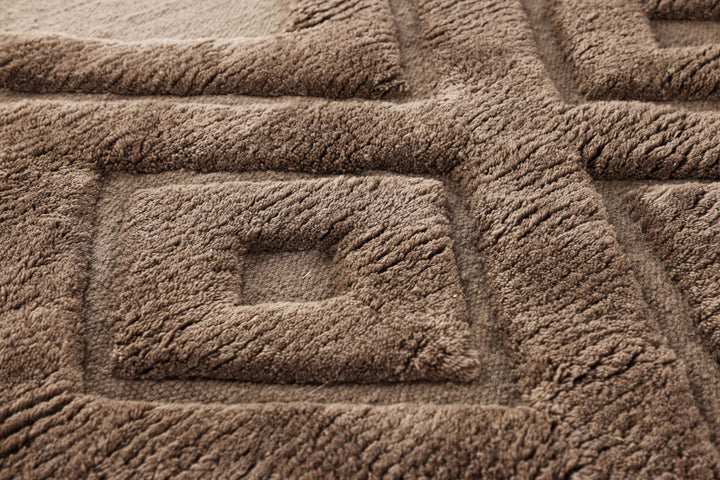 Vind Dahlia Wool - 160*230- -Rectangular-Dark Brown