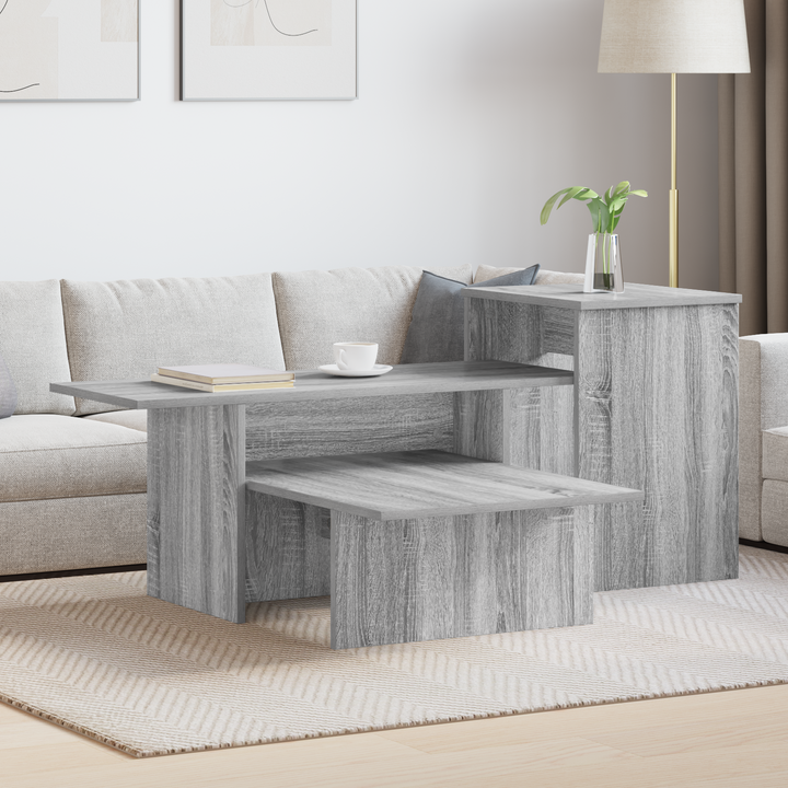 Konsolbord Grå Sonoma 91,5 x 35 x 38,5 cm Konstrueret træ
