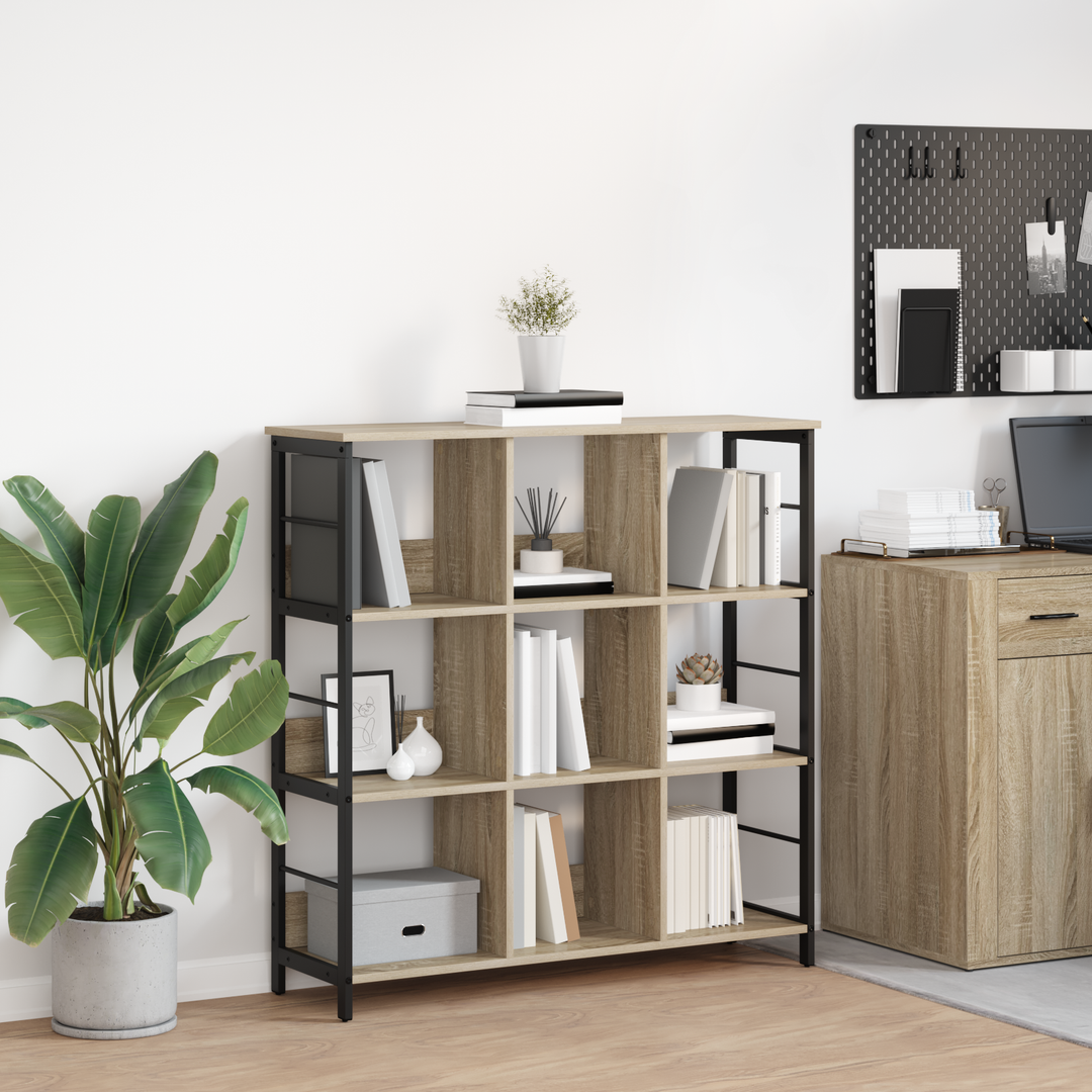 Bogreol Sonoma eg 102 x 32 x 104,5 cm Konstrueret træ